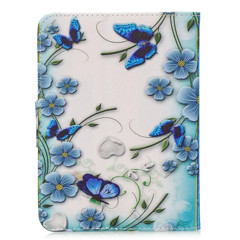 Funda для Kindle чехол Kawaii Единорог кошка девушки цветок Краска кожаный бумажник Стенд чехол для Kindle 10th поколение чехол