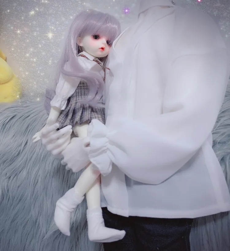 1/6 BJD одежда аксессуары рубашка+ юбка+ Костюмные носки куклы наряды для BJD/SD yosd, не включены куклы, обувь, парик и другие E2584