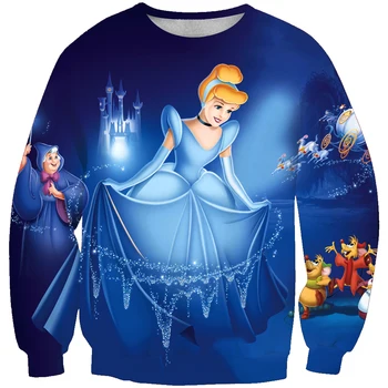 

Newest Princess Cartoon 3D sweatshirt Anime movie pattern Printed Sweatshirt hoodie Unisex good quality streetwear style-004