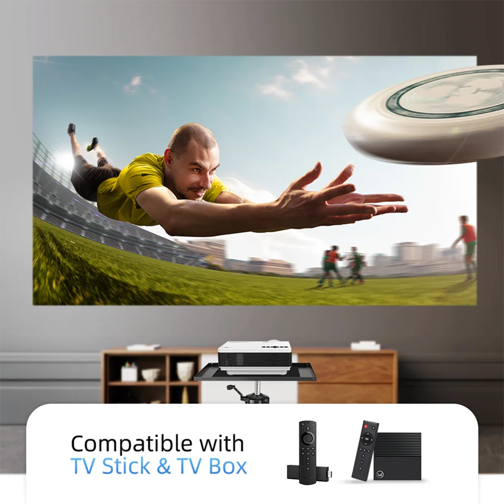 VANKYO Leisure 3W mini Projector Support 1920*1080P 170'' Wifi Sync Display  Portable Projector for TV Stick PS4