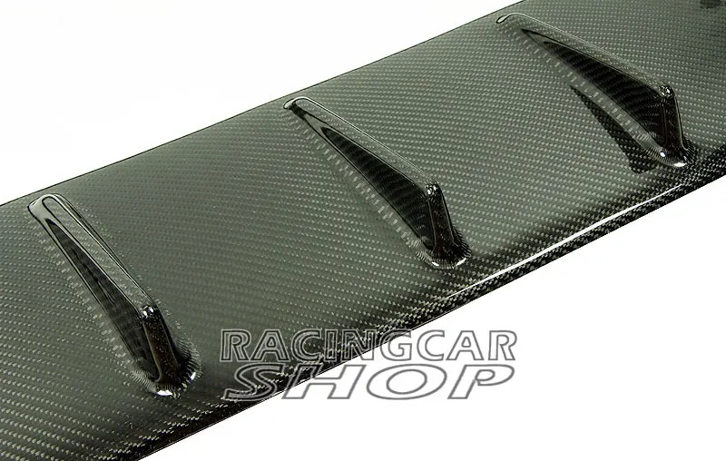 VG Style Real Carbon Fiber Shark Fin Wing Rear Roof Spoiler For Subaru Impreza 4D Sedan WRX STI 02-07
