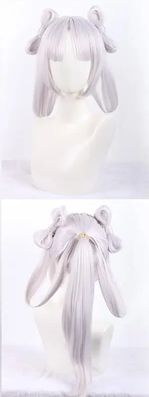 Wig Игровой костюм для косплея Chang'e, Глория королей, Хэллоуин, карнавал, маскарадные костюмы для женщин, маскарадный костюм, нарядное бальное платье лолиты - Цвет: Wig