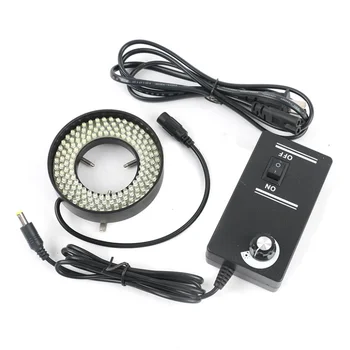 

Agnicy Aluminum Alloy 152 LED Ring Light Source Light Diameter Video Microscope Stereo Microscope 64mm