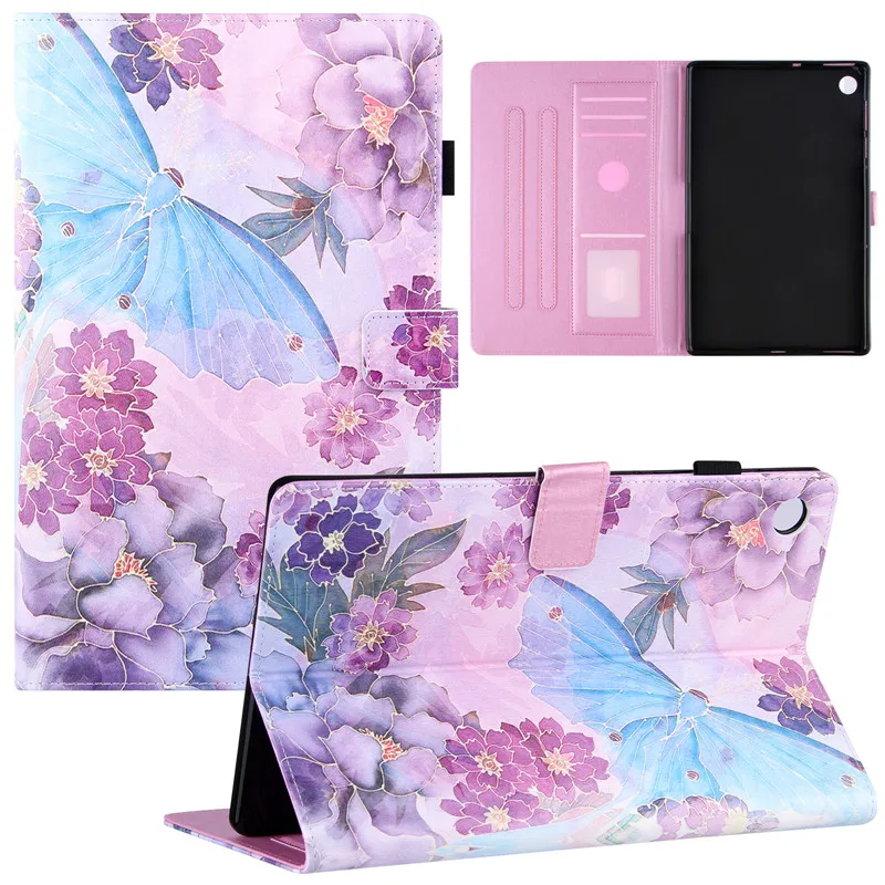 Custodia Per Lenovo Tab M10 Fhd Plus X606/Tab M10 Hd 2A Generazione Tb-X306X /Tab M10 Hd Tb-X505 X605 Portafoglio Custodia Protettiva