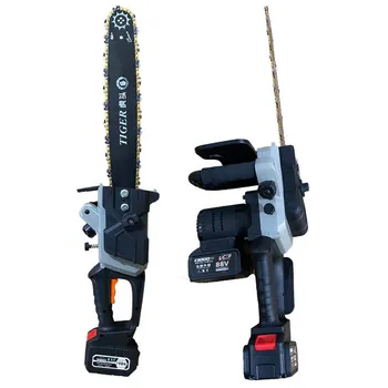 Price 88V Electric Saw Chainsaw For Woodworking Garden Logging Tools Brushless Pruning Saw With 2 Batteries Wood Cutter Power Tool