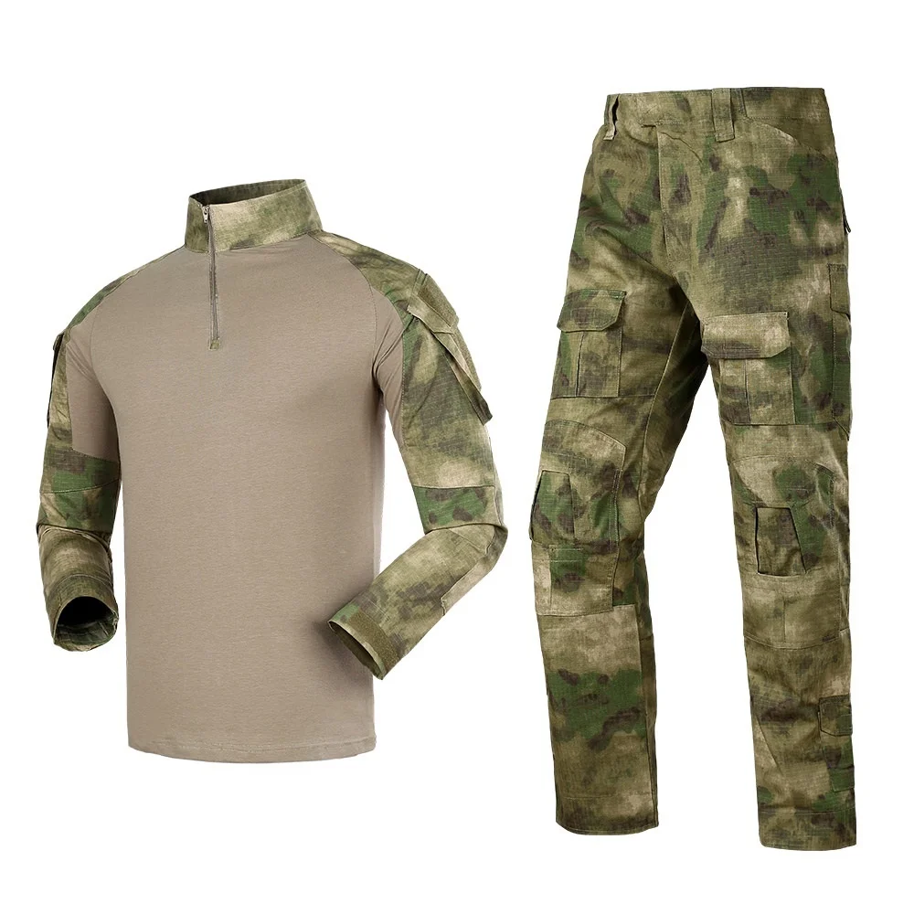 

14 Colors Tactical Camouflage Uniform Clothes Suit Men US Army Military Combat Shirt Cargo Pants Knee Pads sniper disfraz camo