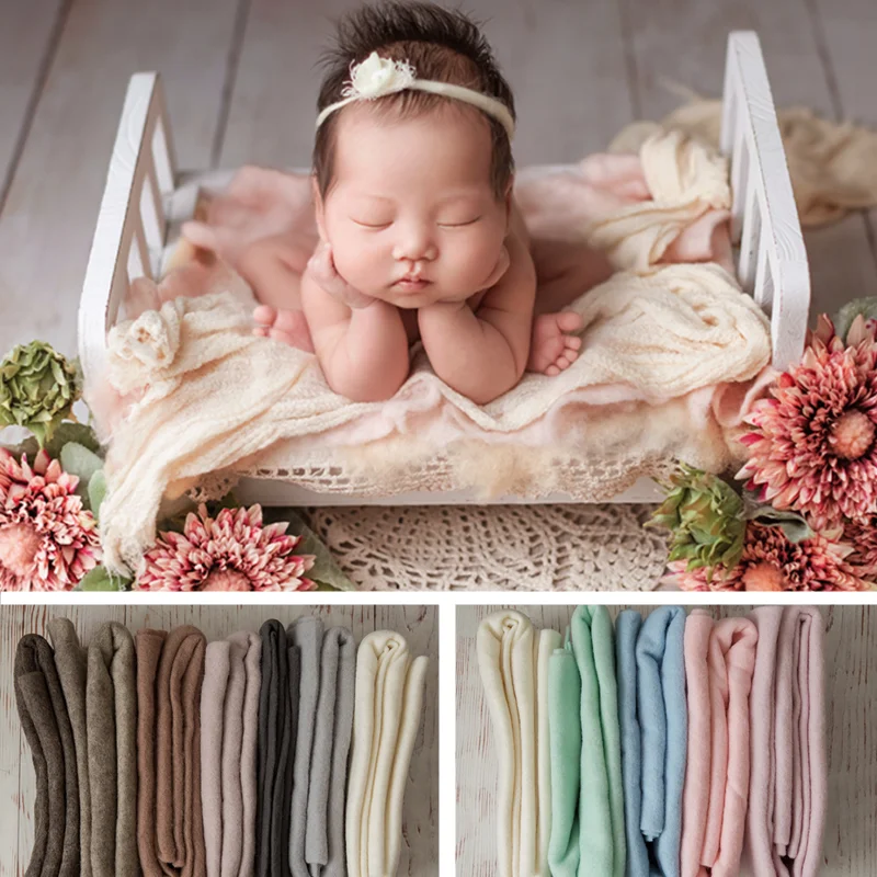 100% ピュアウールの新生児写真毛布,赤ちゃんの写真の背景,自然効果マット,幼児用アクセサリー,diy