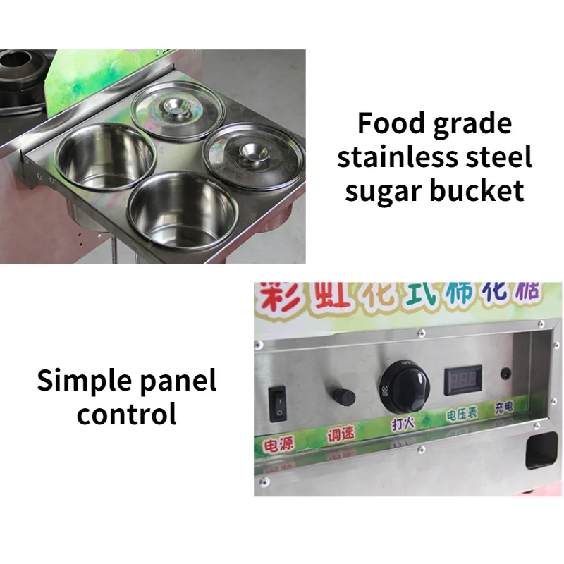 Commercial Cotton Candy Machine Gas Drawing Fancy Automatic Cotton Candy Making Machine 4