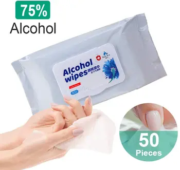 

4Bags Home Office 75% Alcohol Wet Wipes Disposable Disinfection Sanitizing Cleaning Wet Wipe