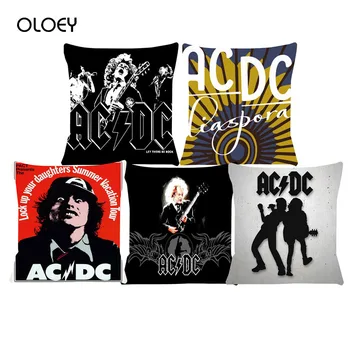 

Rock Band Decorative Pillowcase Chair Seat Square Car Pillowcase Home Hotel Bedroom Decorative Pillowcase Soft and Comfortable .