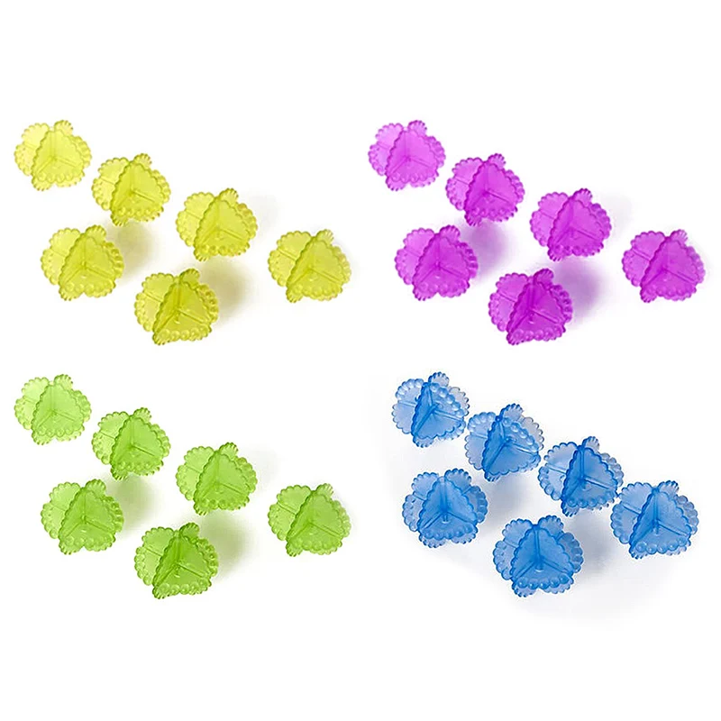5pcs 4 формы бытовой шарик для стирки, анти-намотка, уход за тканью, Очищающий мяч, мягкий пластик, домашняя стиральная машина, мяч для сухого белья - Color: 5pcs