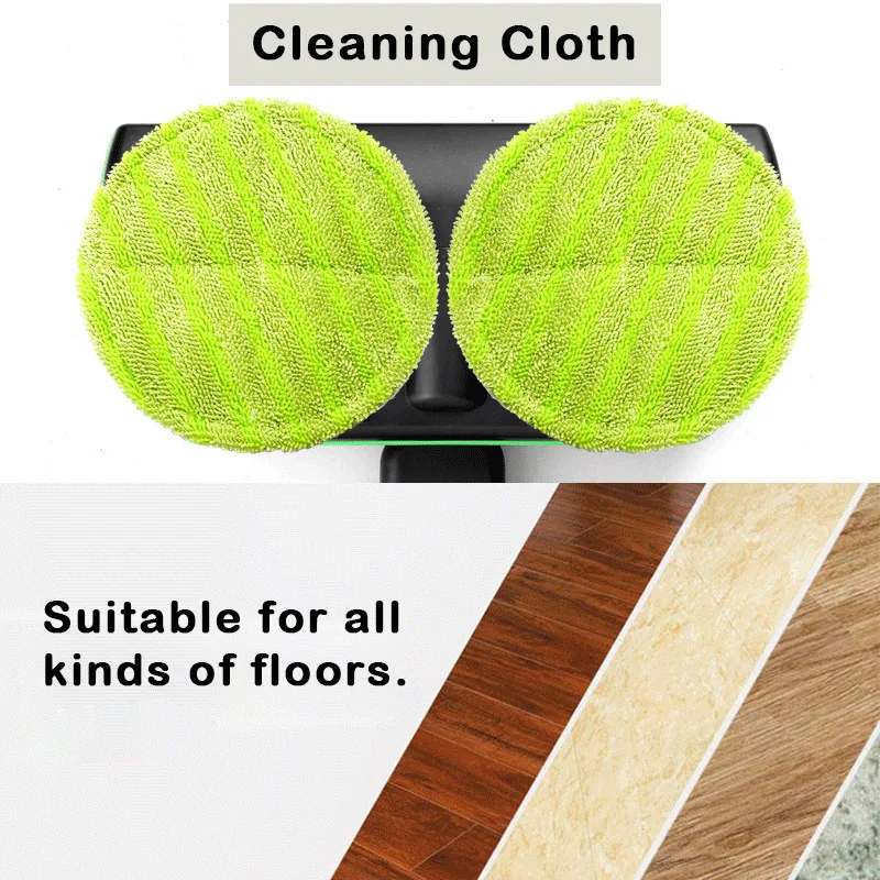 Rechargeable Electric Mop Hand-Held Wireless Power-driven Rotation 360-Degree Floor Mop Machine Household Cleaning