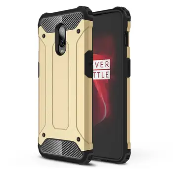 

50PCS Rugged Soft Back Cover For ONEPLUS 7 7 Pro 6 6T 5 5T Anti Knock Hybrid Hard Tough Dual Layer Armor Shockproof Phone Case