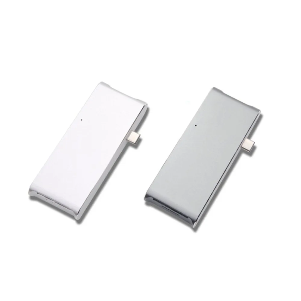 YC204 алюминиевый сплав type-C концентратор USB 3,0 type-C 4K видео HD выход TF кардридер usb-c концентратор адаптер для Apple MacBook