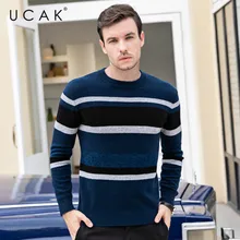 ^^Best Offers UCAK Brand Casual Striped Pull Homme O-Neck Pullover Men Pure Merino Wool Sweater Men Autumn Winter Warm Cashmere Sweaters U3098 ^^Best Offers UCAK Brand Casual Striped Pull Homme O-Neck Pullover Men Pure Merino Wool Sweater Men Autumn Winter Warm Cashmere Sweaters U3098
