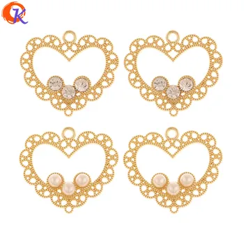 

Cordial Design 100Pcs 23*26MM Jewelry Accessories/Hand Made/Earrings Charms/Heart Shape/Pendant/DIY Making/Earring Findings