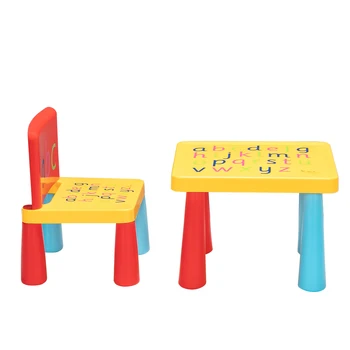 

Plastic Children Table and Chair One Table And One Chair Reduced Version Mushroom Leg