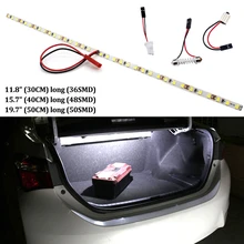 Super Bright HID White T10 LED Strip Light W5W LED For Car Trunk Cargo Area or Interior Illumination White 3000K 4000K 6000K DIY