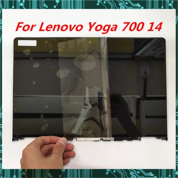 

Original 14" Touch Screen Digitize LCD Display Assembly For Lenovo Yoga 700-14ISK 80QD with frame bezel yoga 700-14 Fully Tested