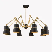3 / 6 / 8 / 10 Head Nordic Spider Light Dining Room Pendant Light Modern Home Decoraction Light Cafe / Bar Lamps Free Shipping modern home decoration white black single head pendant light coffee shop light dining room light free shipping