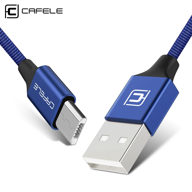 Кабель Cafele Micro USB для быстрой зарядки Huawei P30 Samsung S10 Xiaomi 9 Android кабель передачи данных
