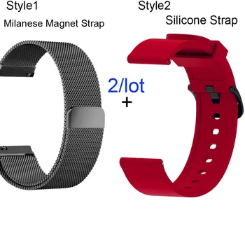 

20mm Bracelet Band For Xiaomi Amazfit Bip Watchband Amazfit GTS Strap Amazfit GTR 42mm Milanese Stainless Steel Watchstrap