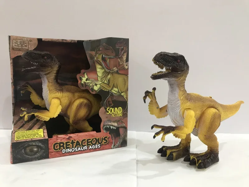 

Jurassic Electric Dinosaur Toy Velociraptors Model Plastic Dinosaur Model T-Rex Brachiosaurus