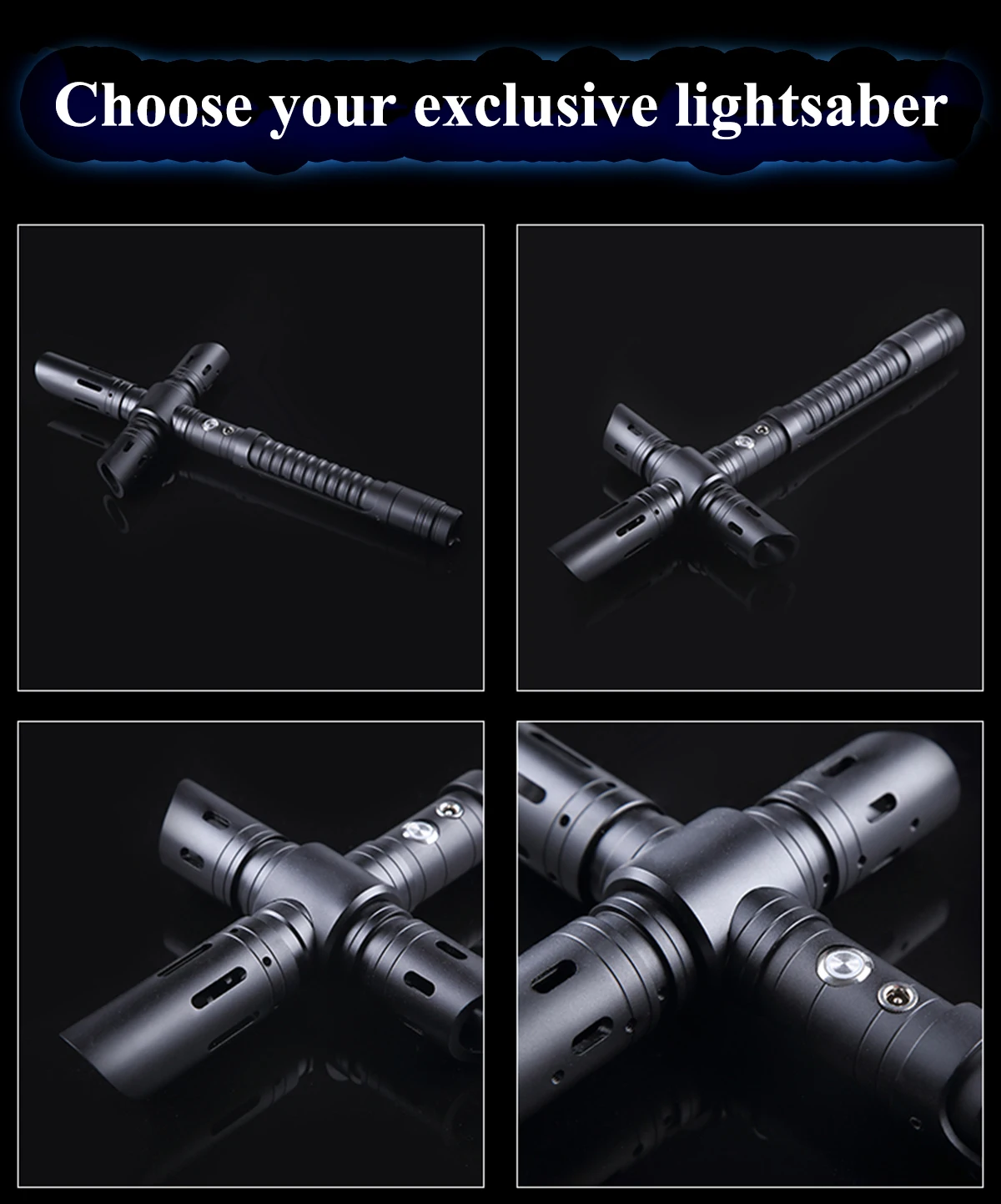 LGT saber metal hilt heavy dueling base lit lightsaber for kylo ren from star the wars