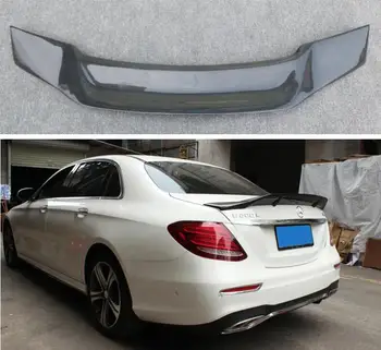 

R STYLE REAL CARBON FIBER REAR TAIL WING TRUNK LIP SPOILER FOR Mercedes Benz W213 E200 E260 E300 E63 2016 2017 2018 2019 2020