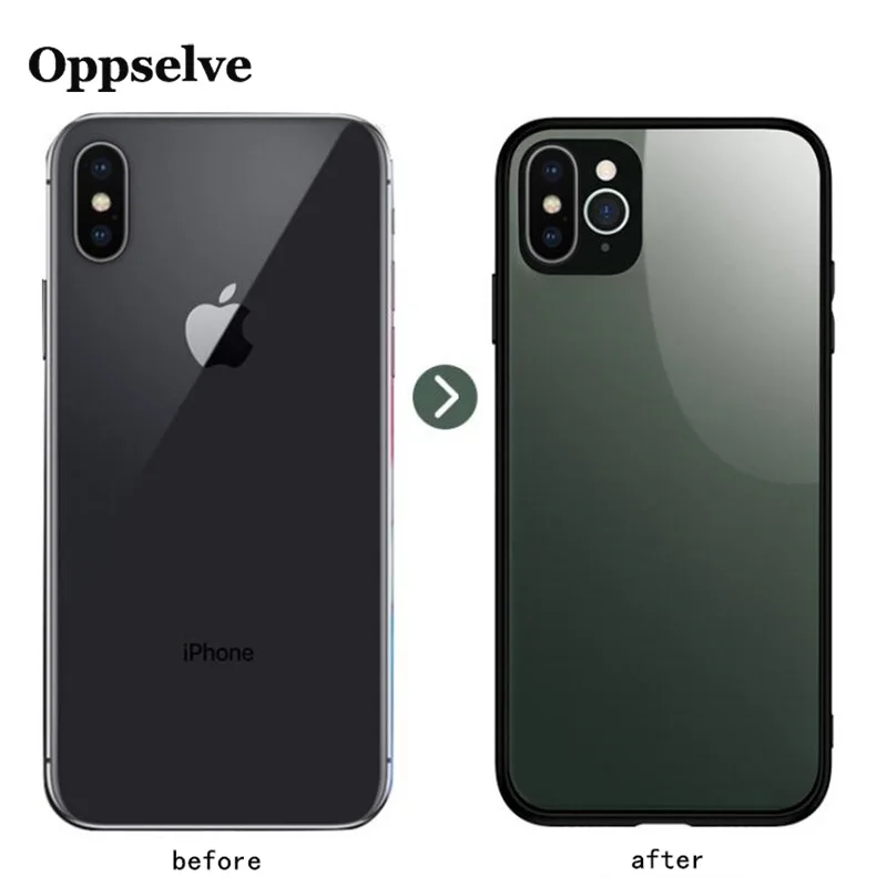 Oppselve, модифицированный чехол для камеры для iPhone X XS, чехол для Max XR, секундная Замена для iPhone 11 Pro Max, роскошный защитный чехол для телефона