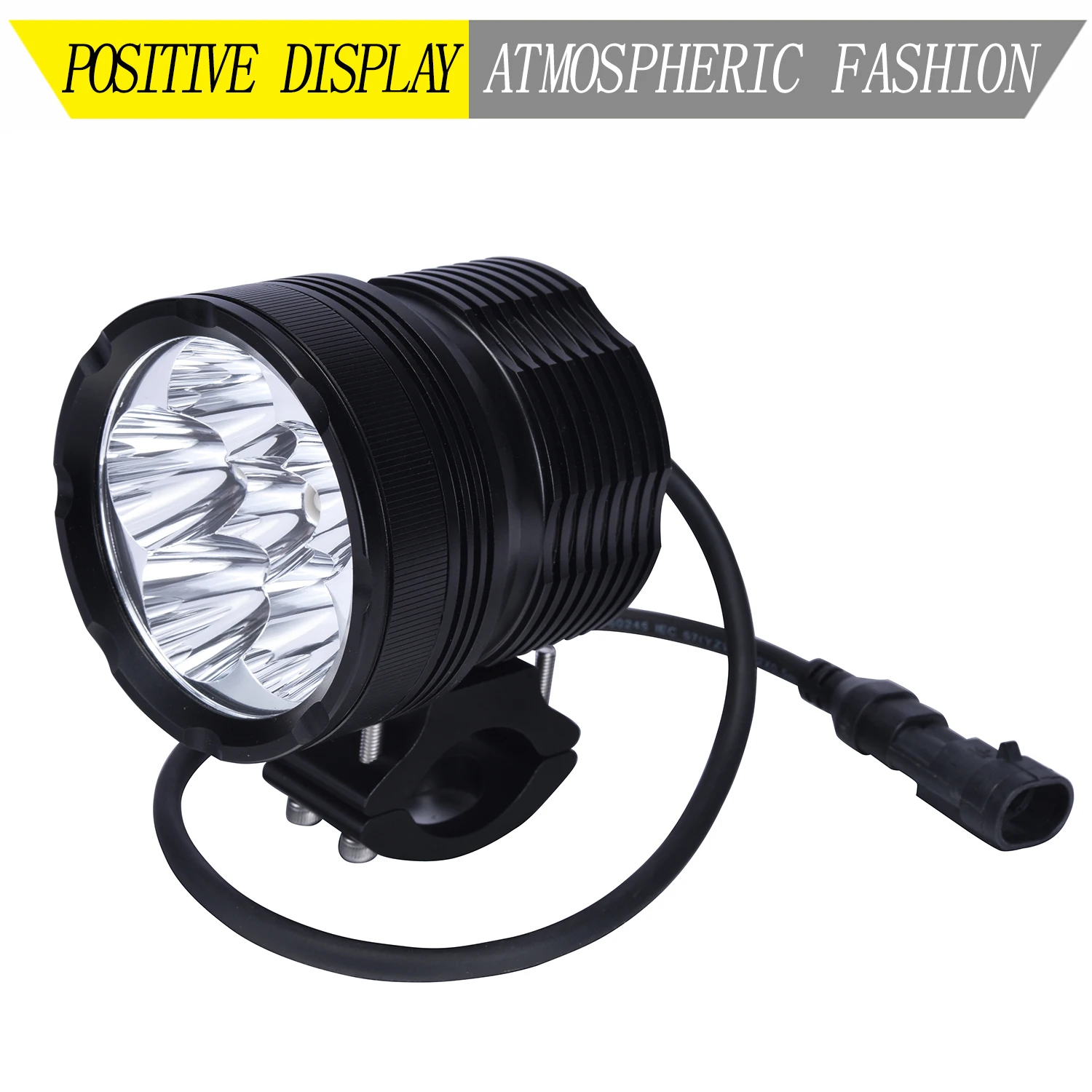 

LDDCZENGHUITEC 60W Motorcycle Motorbike Headlight 7200LM U3 LED Driving auxiliary Spot Head Light Lamp High/Low fast strobe