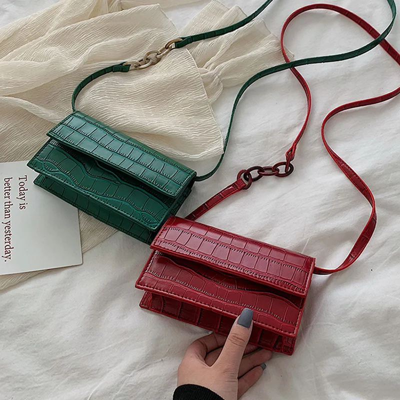 

Fashion Stone pattern PU Leather Crossbody Bags For Women Small Shoulder Messenger Bag Ladies Mini Travel Handbags