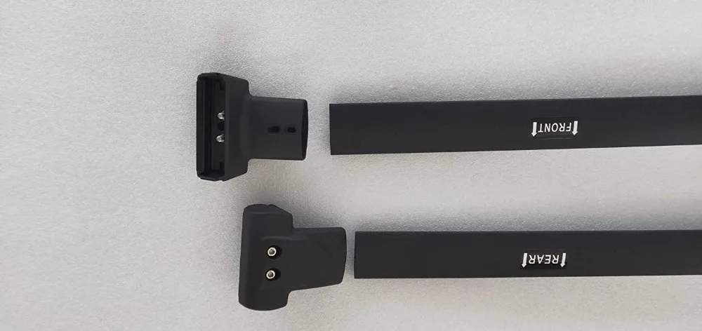 Encaixa para Jeep-grand Transversais de Alumínio Bagageiro de Carga Trilho de Telhado-preto Cherokee Barras Transversais Bagageira 2 Pçs se 2011-2020 Mod. 226493 7 Caixas e racks p telhado