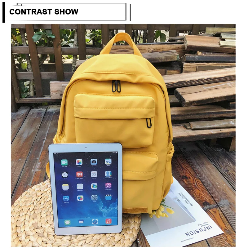 Fashion Waterproof Nylon Backpack for Women Multi Pocket Travel Backpacks Female School Bag for Teenage Girls Book Mochilas