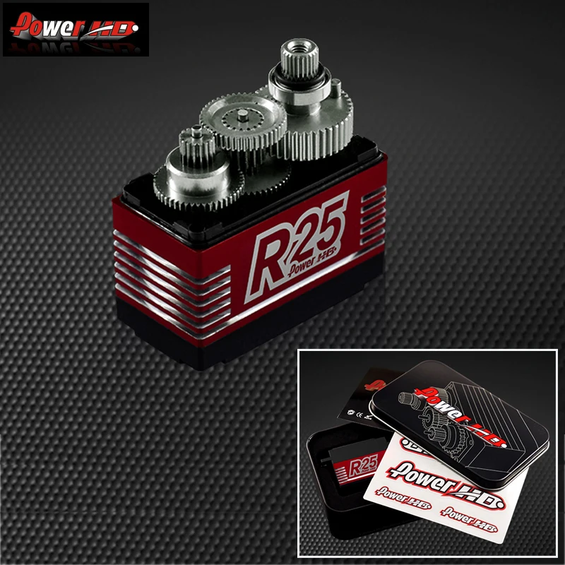 

1pcs Power HD R25 High Voltage 20Kg 0.11s High-Speed Metal Gear High Voltage Servo