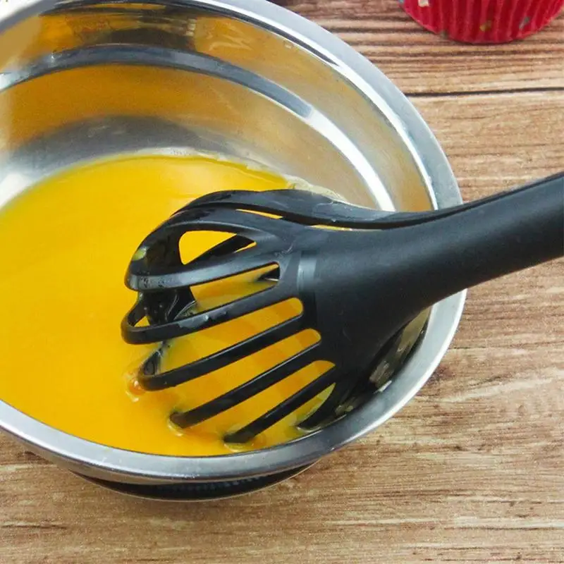 1pc Multifunctional Eggbeater Creative Dual-purpose Manual Gadgets Mixer Egg Dropshipping Whisk Food Baking Tools Clip Kitc