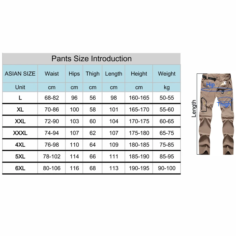 TRVLWEGO Men's Camping Hiking Pants Trekking High Stretch Summer Thin Waterproof Quick Dry UV-Proof Outdoor Travel Trousers