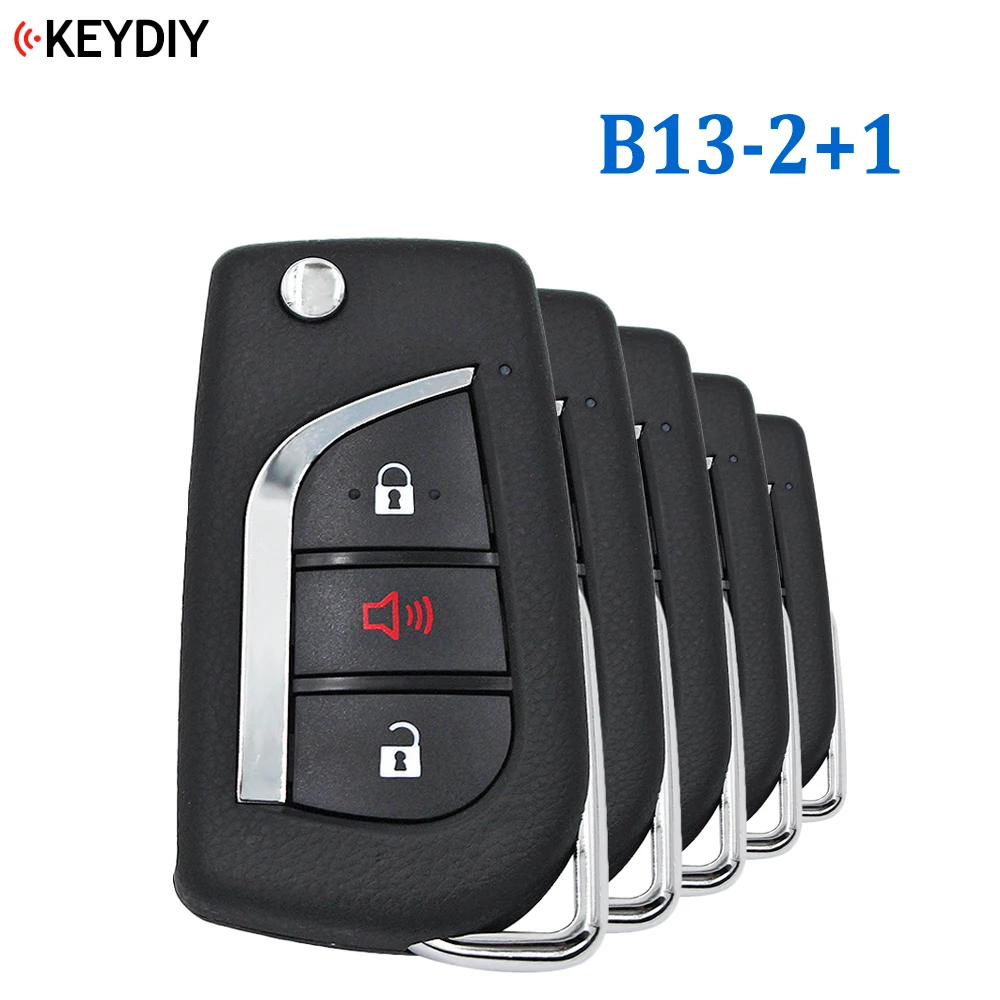 5PCS/LOT KEYDIY Original Universal B13-2+1 Remote Control Key B-Series for KD900 KD900+ URG200 KD-X2 Programmer | Автомобили и