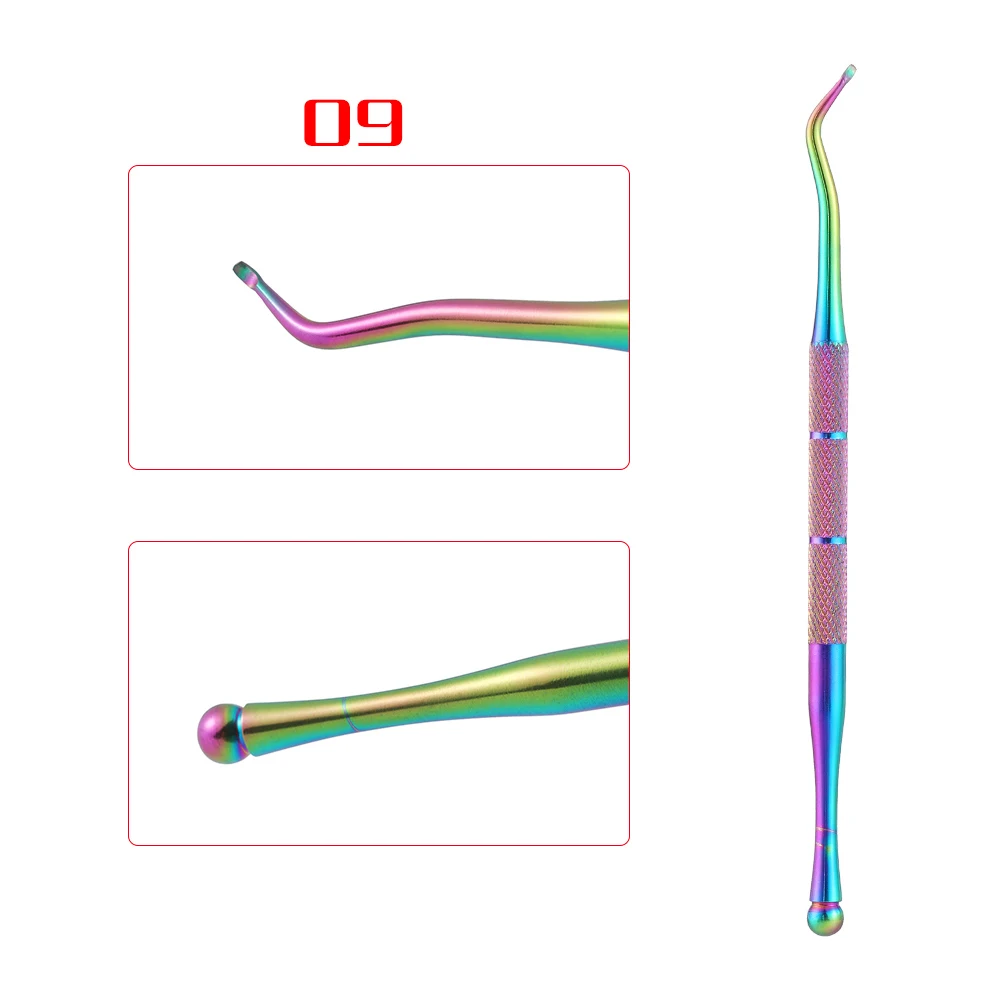 1 шт. 14 типов радужных клипер для ногтей кутикулы толкатель ножницы-пинцет вилка для удаления омертвевшей кожи лака кусачки для маникюра Инструменты для ухода за ногтями