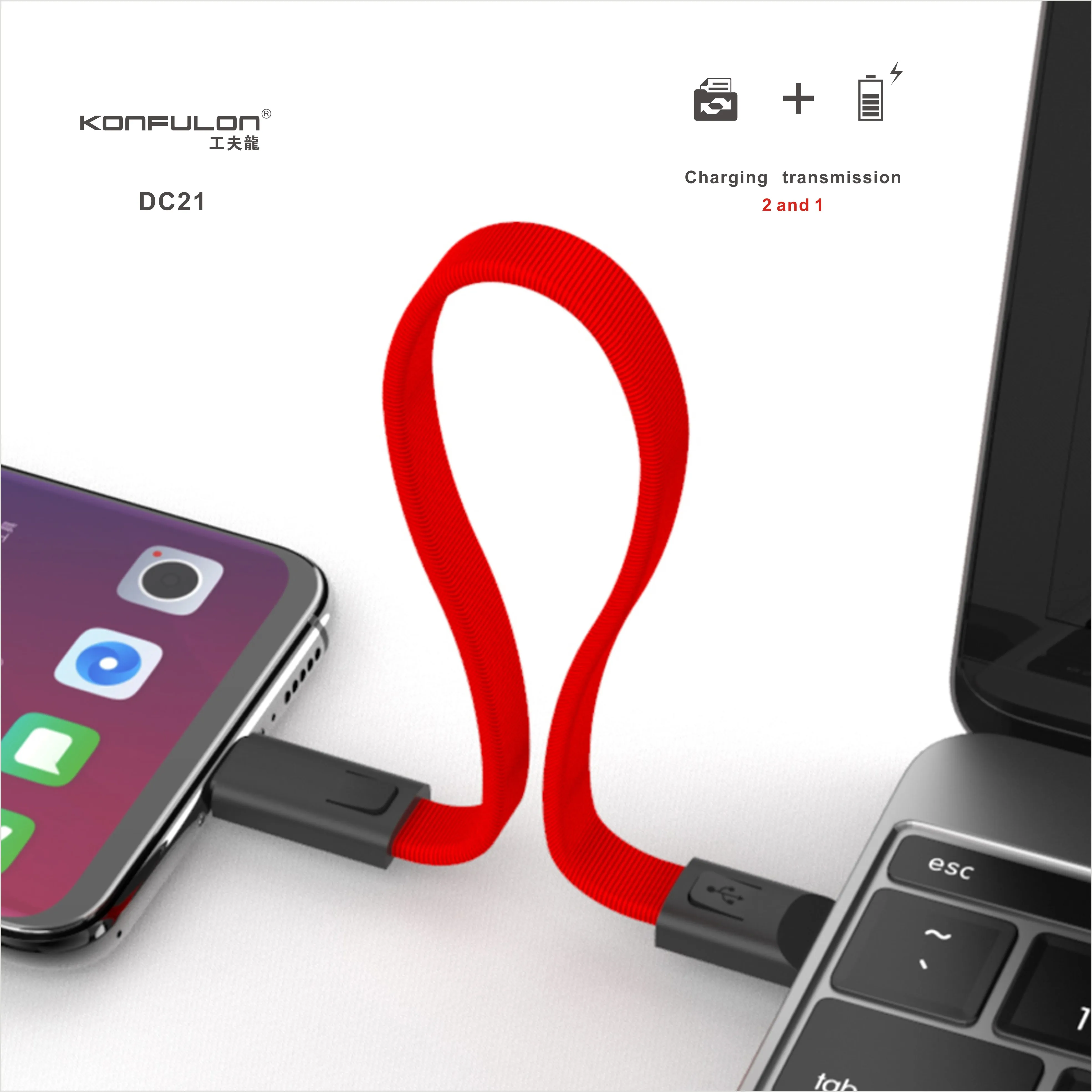 2.4A быстрой зарядки Micro USB кабель для передачи данных Android мобильного цепочка
