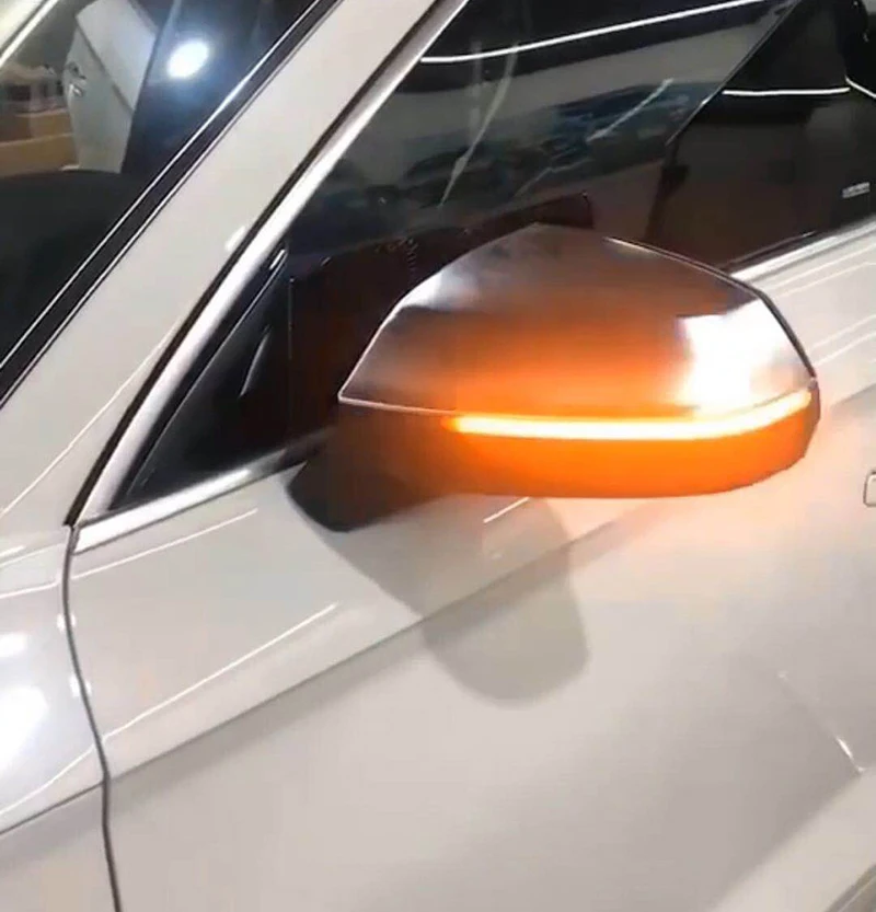 Динамический мигалка светодиодный указатель поворота Боковые зеркальные огни для Audi Q5 FY Q7 4M индикатор - Испускаемый цвет: Orginal Yellow
