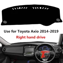 TAIJS правый руль автомобиля Приборная панель Крышка для Toyota Corolla Axio- Авто приборная панель защитный коврик для Toyota Axio