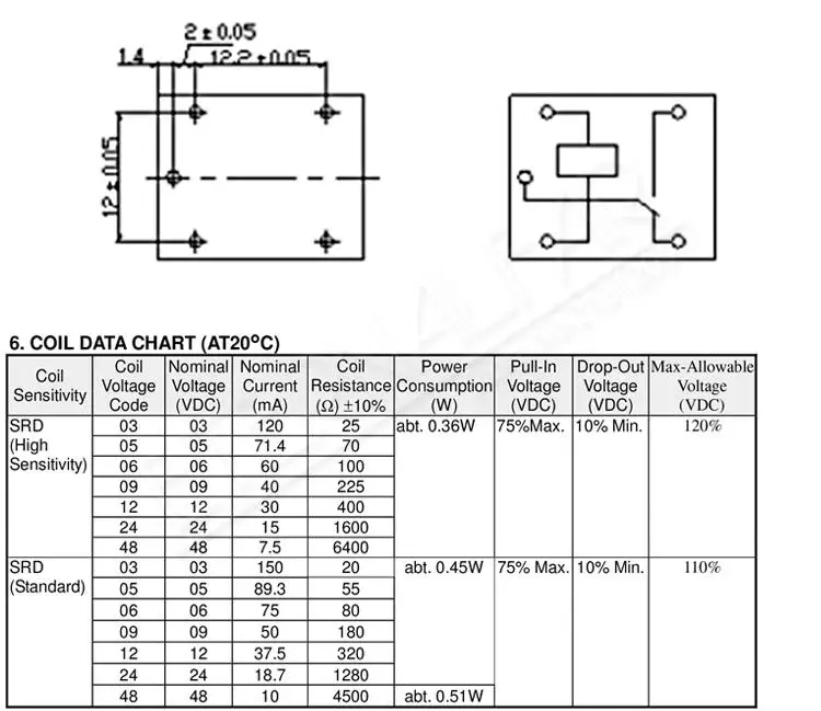 Реле srd 05vdc sl c подключение