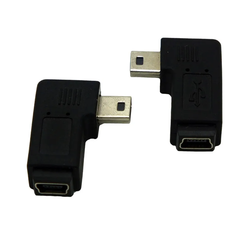 

Угловой удлинитель с углом 90 градусов, 5-контактный разъем Mini USB типа «папа»-«мама»