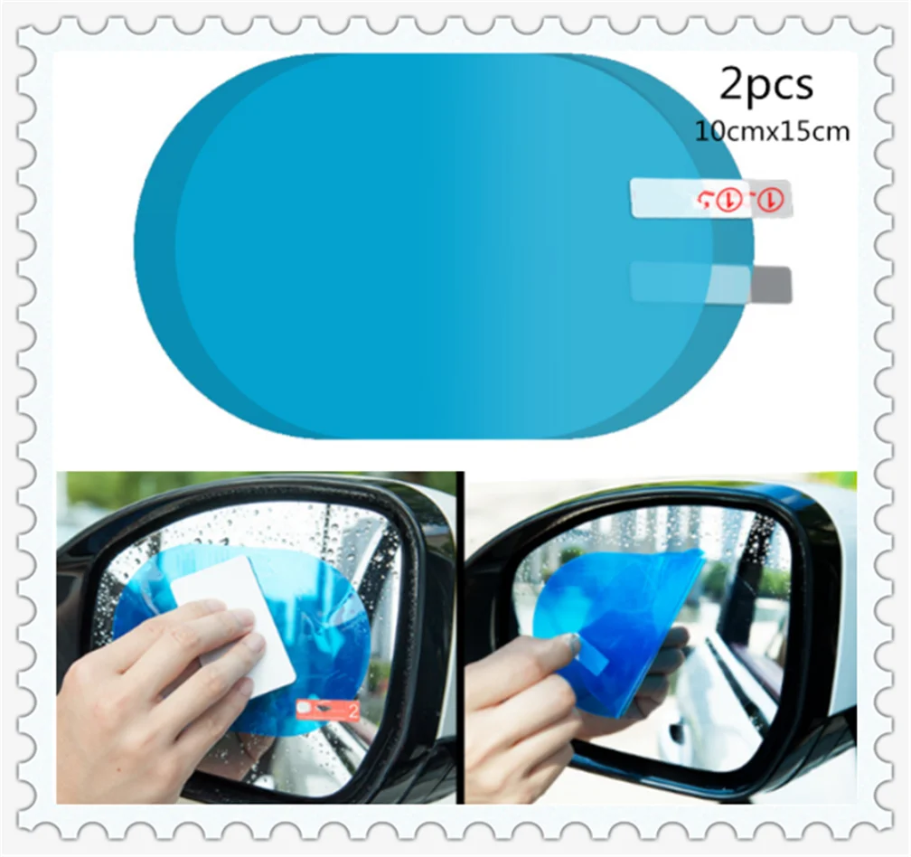 Car rearview mirror nano waterproof membrane anti-fog clear vision for Chevrolet Cavalier Volt SS Chevelle FNR 1970 1967