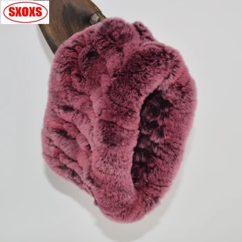 

2019 Diadema Para Mujer Invierno OtoñO EláStico Real Rex Conejo Pelo Banda Chica Cuello Bufanda Banda Para El Cabello SeñOras