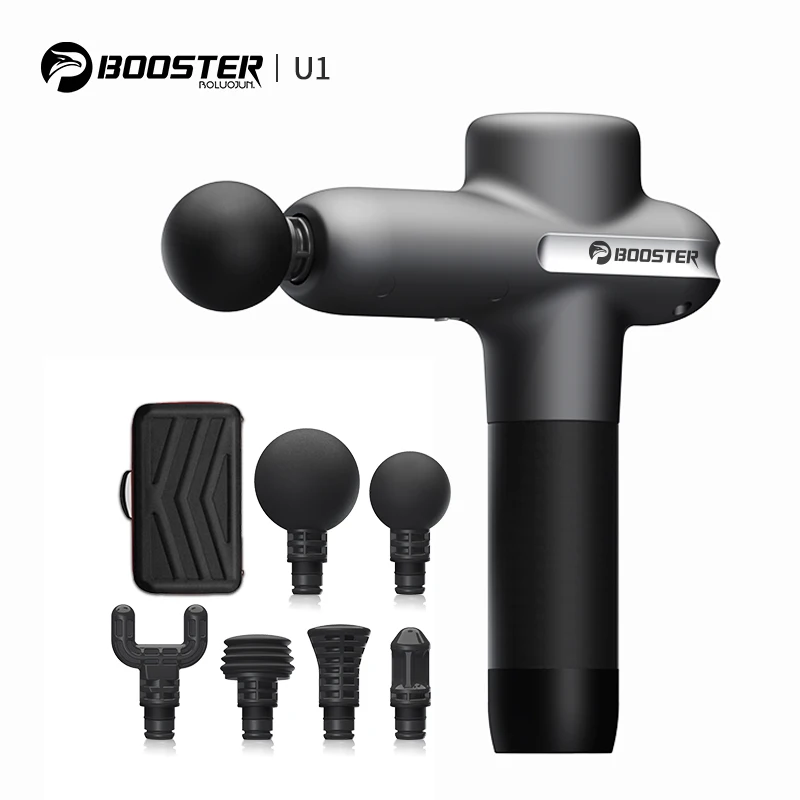 Hot Products! BOOSTER U1 Massage Gun New Generation Back and Neck Massager Deep Tissue Percussion Muscle Massage Machine for Fitness Exercise