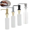 300ML Kitchen Sink Soap Dispenser Black ABS Dispenser Detergent Liquid Soap Lotion Dispensers Stainless Steel Head ► Photo 1/6