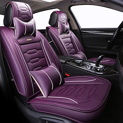 white luxury Чехлы для автокресел из искусственной кожи с полным покрытием для Chery a1 arrizo chery a3 e3 fulwin2 a13 j2 indis tigg - Название цвета: white luxury