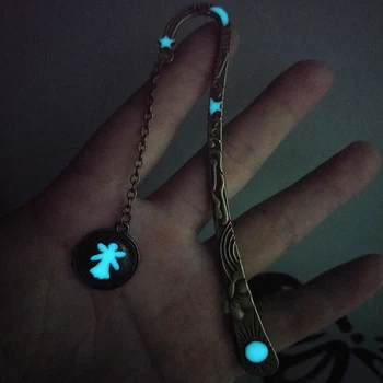 

Star Moon Bookmark Label Read Stationery Luminous Glow In The Dark Student Teacher Gifts